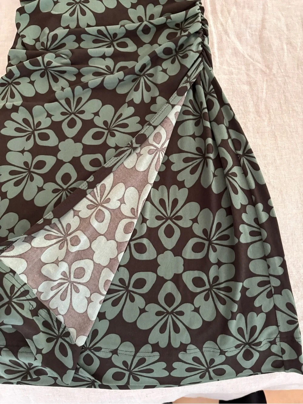 Vintage Max Studio Specialty Flower Print Dress